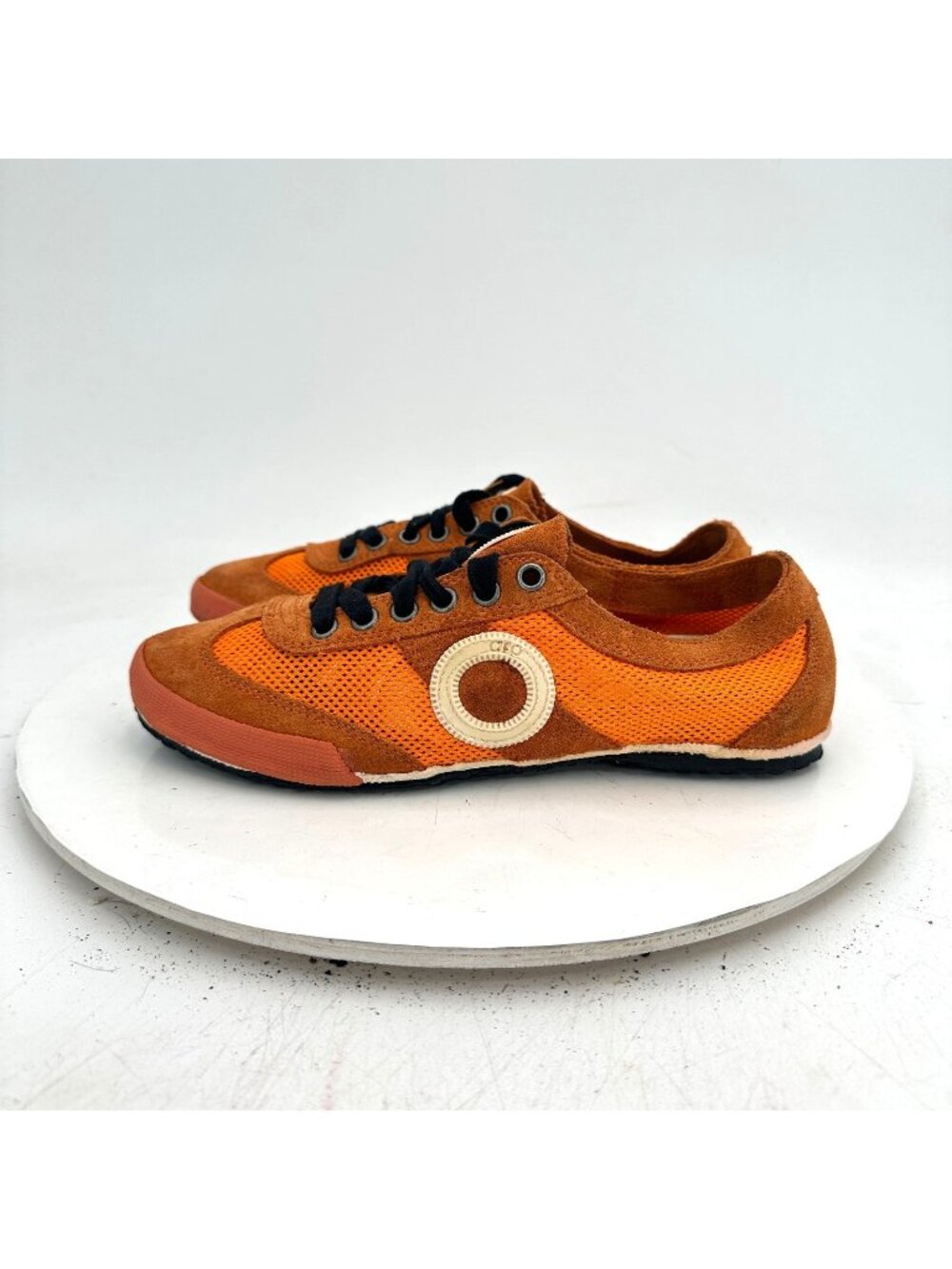 Aro Joaneta Women Size Eu 36 US 6 Vibrant Orange Mesh Net Casual Shoes